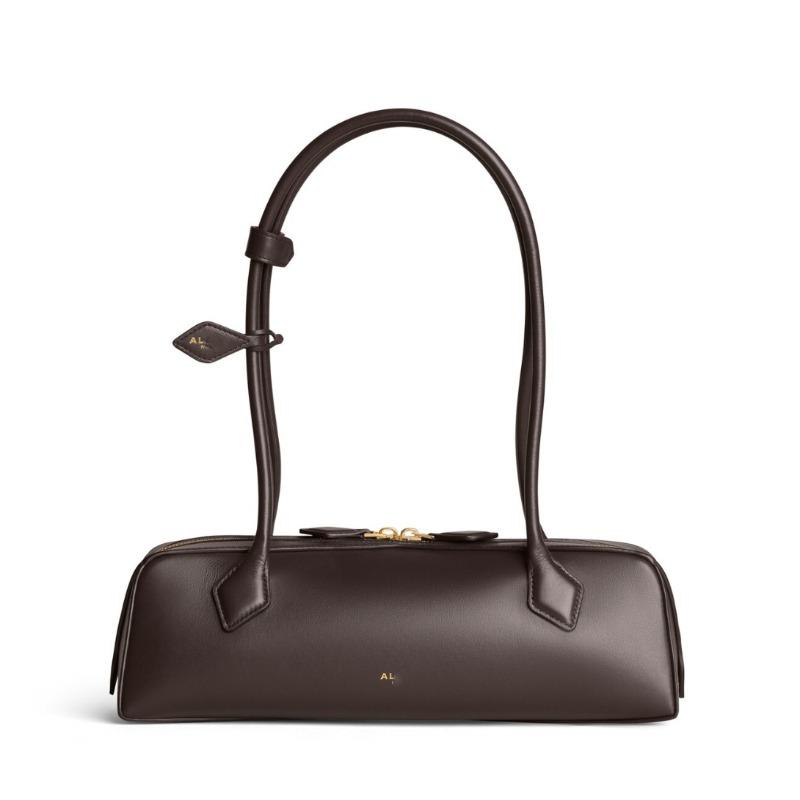 Sac d'épaule en cuir sous le bras style sac à saucisse pour femme sac de travail pour les trajets sac baguette