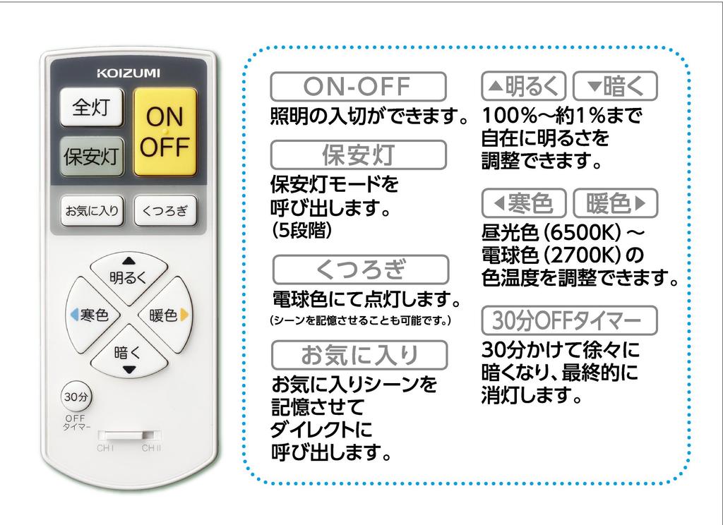 KOIZUMI Japanese-Style LED Pendant Light [Made of Yoshino Cedar, Dimmable and Color-Adjustable, Remote Control Included, for Rooms up to 12 Tatami