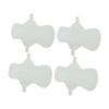 4PCS Washable Menstrual Pad Anti Leakage Breathable Pure Cotton Skin Friendly Reusable Sanitary Pad for Women Blue