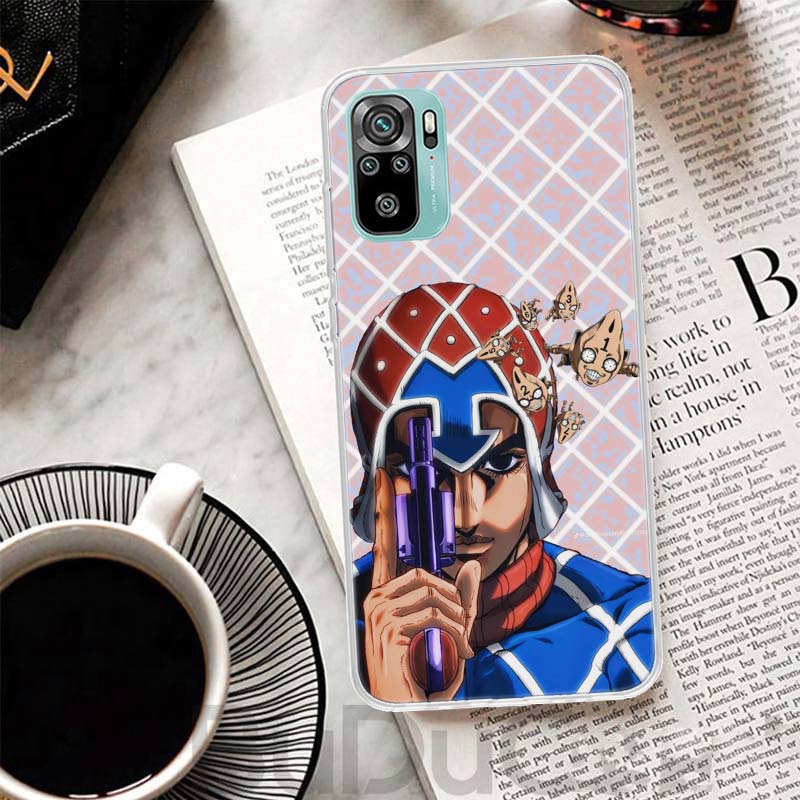 

JoJo Adventure Guido Mista Cover For Xiaomi Redmi Note 14 13 12S 12 11 Pro Plus Phone Case 11S 10S 10 11E 11T + 9S 9 Print Coque Note 13 Pro Plus