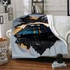 1pc Muscle Car Racing Lightweight Flannel Blanket, Comfortable and Warm Blanket, for Office and Camping Sofa Bed, Livingroom095