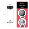 XiNuo Portable Thickened Glass Tea Infuser Bottle