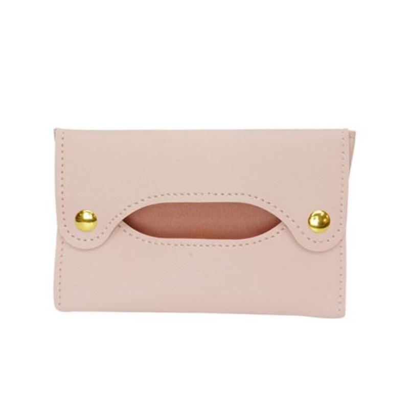 Pocket Tissue Bag Reusable Tissue Travel Pouch Tissue Storage Bag Paper PU Leather Case Sanitary Bags For Bathroom Small Items