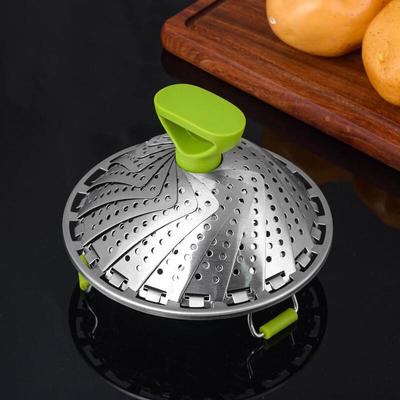 Stainless Steel Lotus Folding Steamer Basket