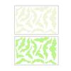 Glow in The Dark Wall Stickers Waterproof Self-Adhesive PVC Decals Glowing Wall Stickers for Bedroom Living Room Bathroom Kitchen Scratch-Resistant