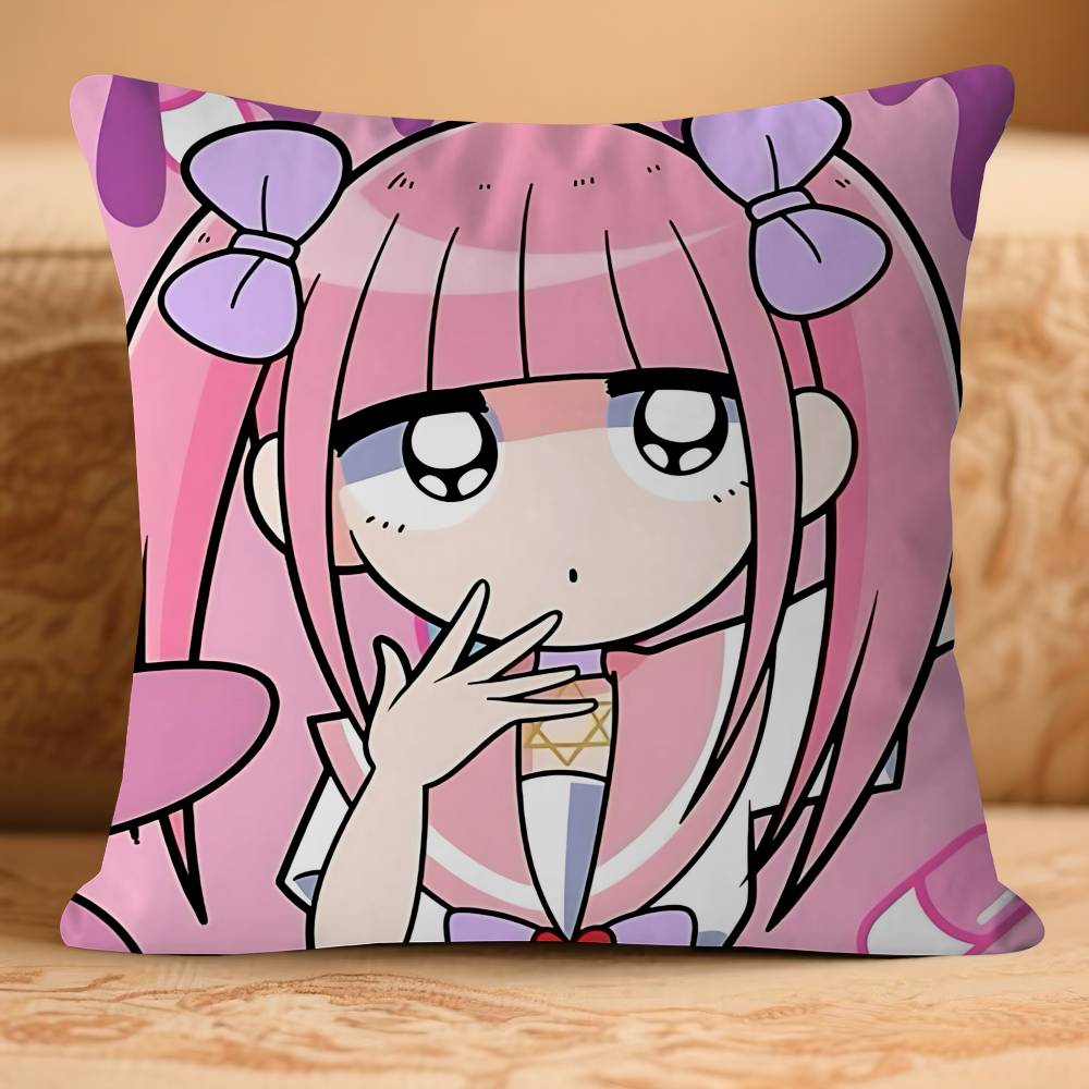 АНИМЕ Наволочка Menhera-chanS Съемная Моющаяся Наволочка – Всесезонный Мягкий Лен 16x16Inch