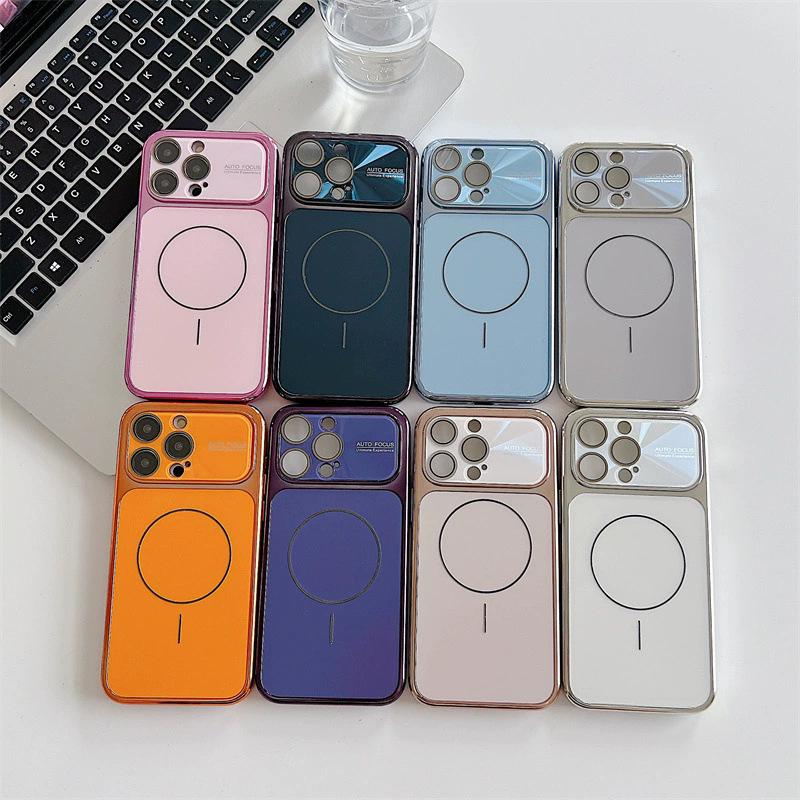 iPhone 17 Pro Max Magnetic Plating Case with Laser Lens Protection