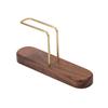 portable Filter Paper Holder Tools Shelf Storage Container Stand Capacity of 60 Walnut Brass