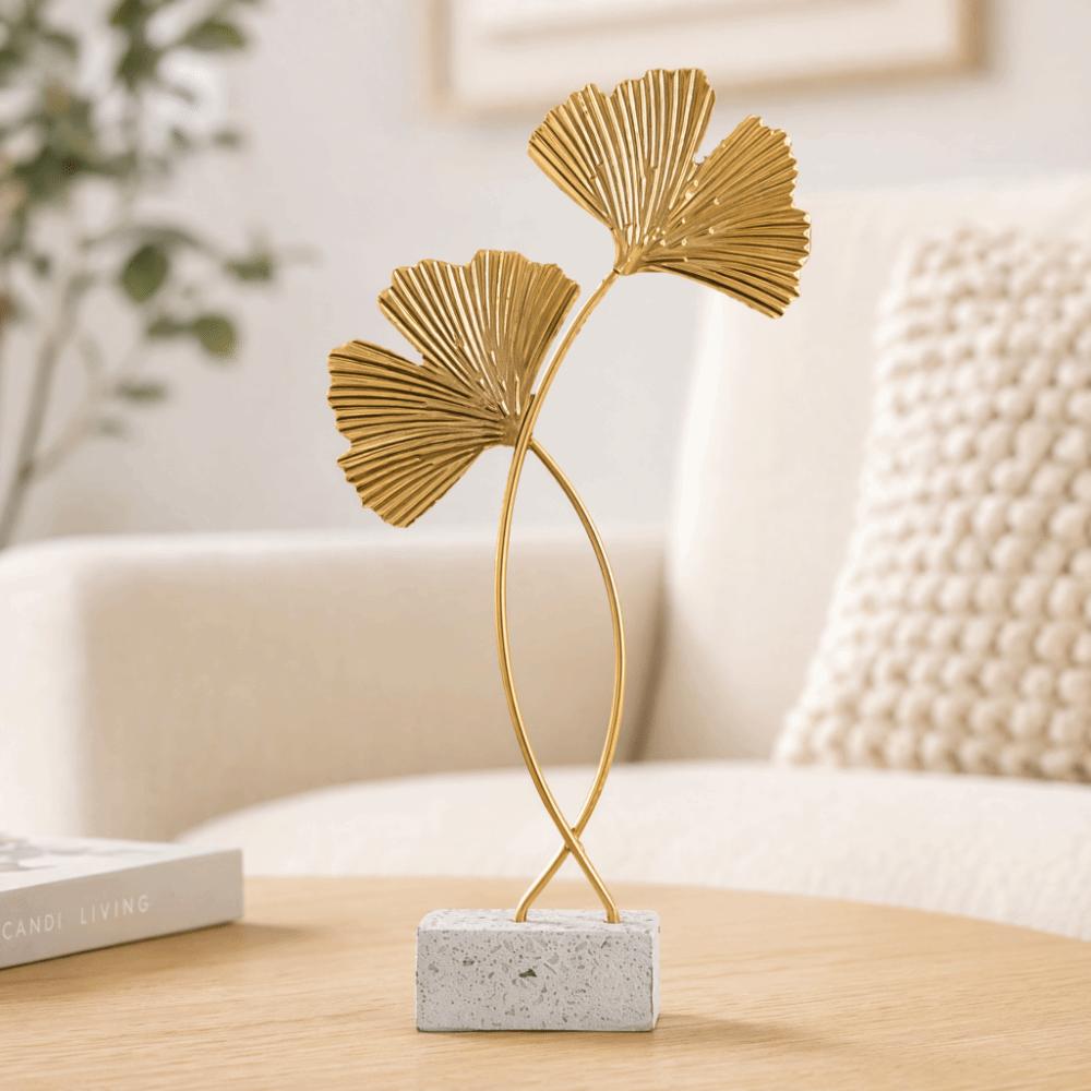 5.51in Nordic Style Metal Tabletop Decor Living Room Shelf Ornamental Piece