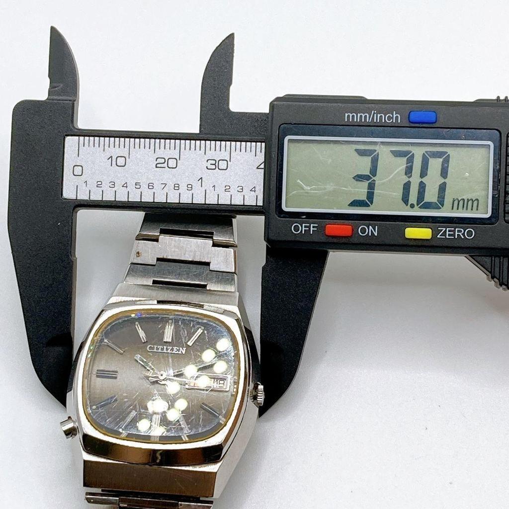 Used 372 CITIZEN COSMOTRON Men's Watch Vintage New Battery