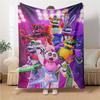 1Pc Five Nights Freddy'S Blanket For Couch Bed Plush Cozy Fuzzy Blanket Super Soft Warm Blankets For Fall And Winter 0918218