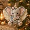 Hand-Knit Animal Crochet Ornament DIY Kit Wing Animal Yarn Pendant Kit  Window Display