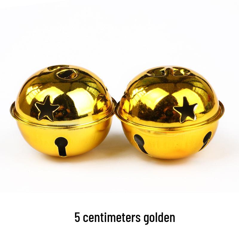 Multi-Colored Vacuum-Plated Festival Bells for Christmas and New Year Decor