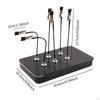 Model Painting Stand Base Holder with Bendable Clip for Spraying Practical Models Hobby Accessory