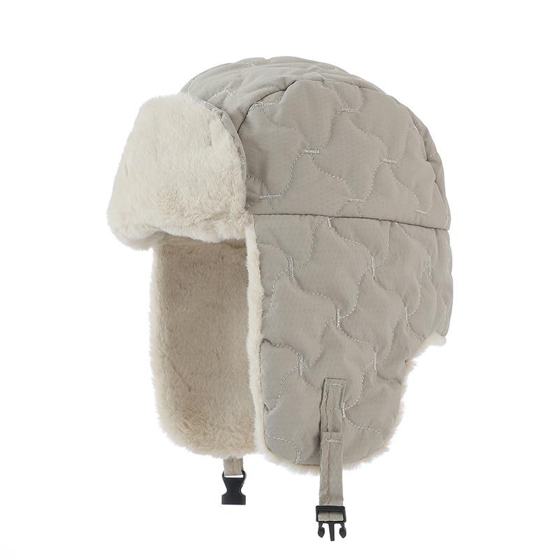 Winter Hat for Men and Women Warm Plus Velvet Thickened Cold Proof Lei Feng Hat Outdoor Cycling Windproof Hat Casual Pullover Hat