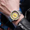 Top Luxury Men's Watch Stainless Steel Alloy Watch Men's Gambling Watch Quartz Watch