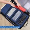 Suitcase Organizer High-Capacity Travel Luggage Organizer Hanging Shelve Packing Cube Closet Collapsible Hanging Storage Bags
