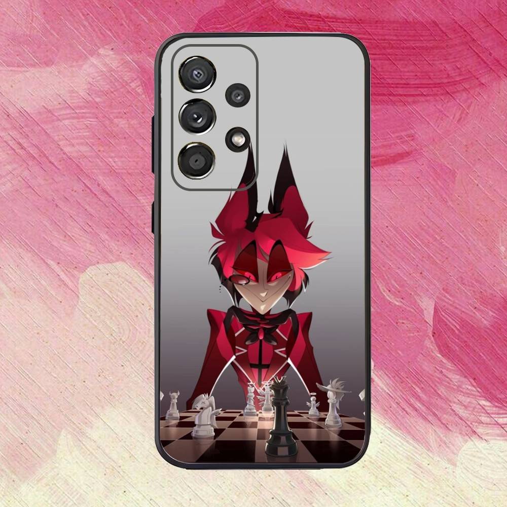 H-Hazbin H-Hotel A-Alastor Phone Case For Samsung S25,S24,S21,S22,S23,S30,Ultra,S20,Plus,Fe,Soft Silicone Black Cover