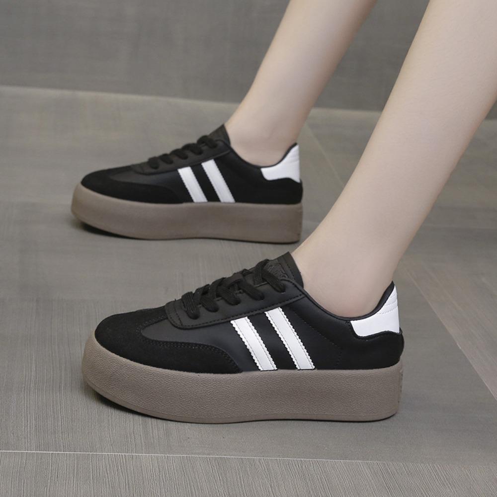 Spring and Summer Casual  Hick Soled Sports Board Shoes for Women