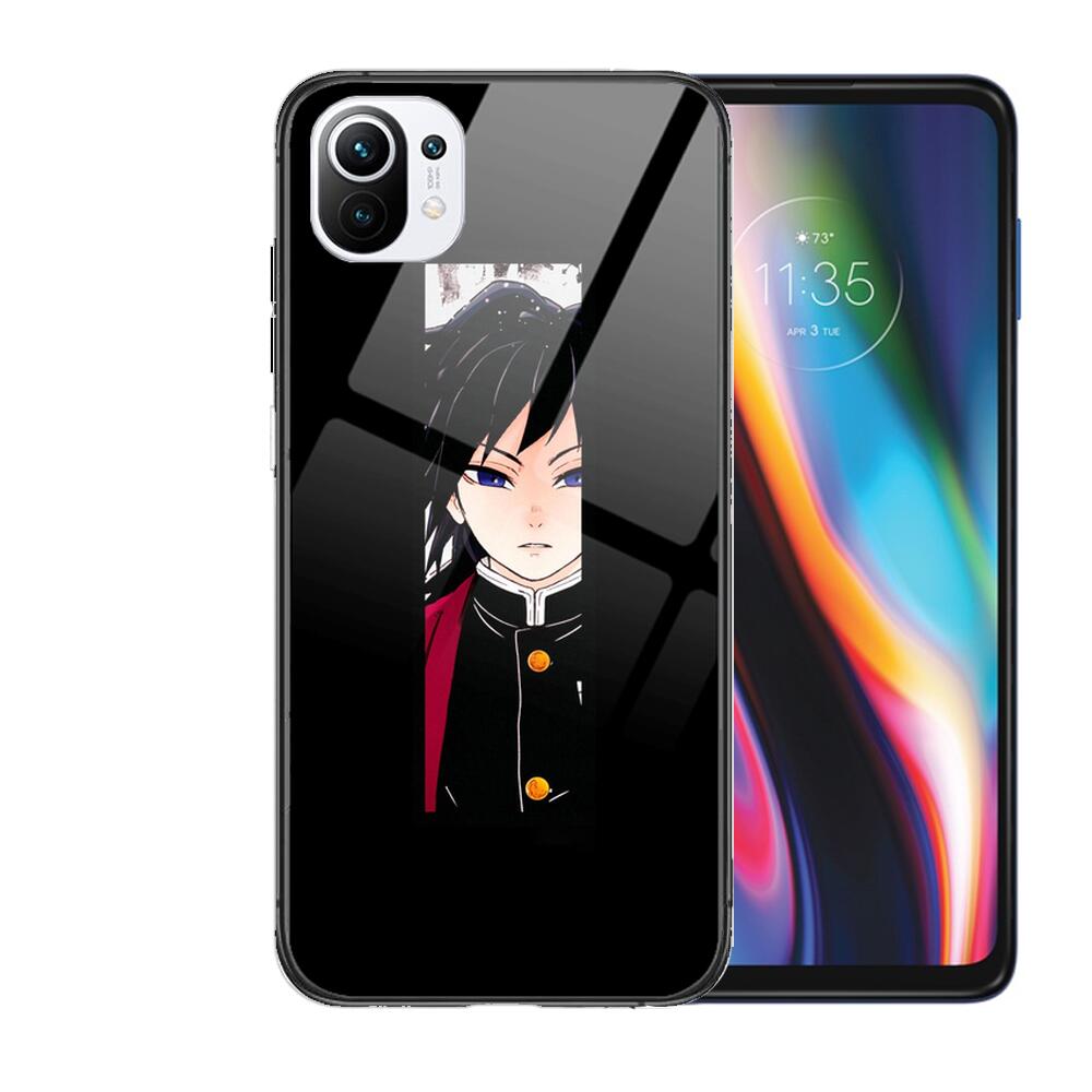 Kamado Nezuko Kimetsu No Yaiba Demon Slayer TPU Soft Tempered Glass Phone Shell Case For Xiaomi Redmi 11 Lite Pro Ultra 10T 10 9