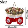 with 120 LED Lights Twinkling Christmas Mitten Wreath 10H Auto Timer Christmas Decoration Supplies Christmass Balls Hanging