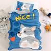 Flannel Plush Nap Blanket, Baby & Toddler Outdoor Blanket, Cute Cartoon-Printed Light Blanket for Air-Conditioned Rooms