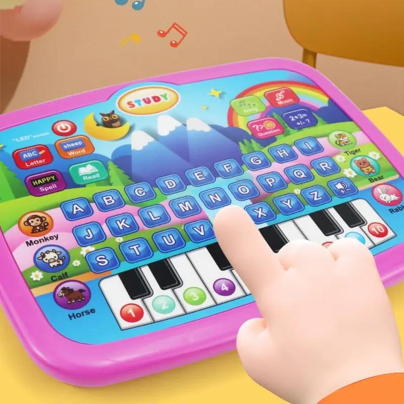 Simulation Computer Stimme Punktlesemaschine Kognitive Fähigkeiten Vorschule Sprache Simulation Mini Tablet Frühe Bildung