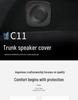 Leapmotor C11 Air Vent Console Protective Cover - Interior Modification Accessory