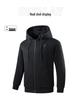 Heated Hooded Sweatshirt: Smart Couple's Jacket with Constant Temperature and Zipper