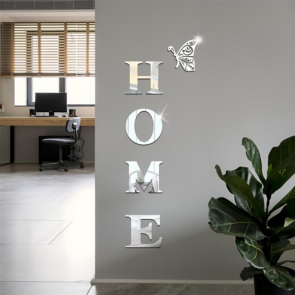 Exclusive DIY Butterfly Acrylic Mirror Wall Sticker for Home Decor