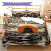 Name Custom Car Posters Pattern Bedding Set Quilt Cover Pillowcase Home Decor Gift (1 * Duvet Cover + 2 * Pillowcase, Without Core)