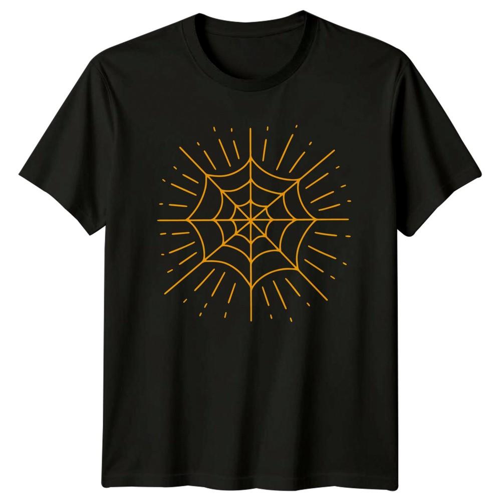 Spooky Web Design Unisexs TShirt Halloween Gift For Her