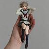 MHA Anime Figure Toga Himiko Action Figure Sitting Pose Uraraka Ochako Figurine PVC Model Statue Ornament Toy Birthday Gift 16CM
