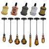 Pendant Lights Vintage Aluminum Edison Bulb Base Retro Industrial Pendant Fittings Lampholders Light Socket E27 Lamp Holder