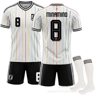 Soccer Uniform Set, Short Sleeve Football Jersey and Shorts Sportswear Kit for Training, Matches and Team Activities