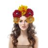 Witch Skull Dark Flower Headwear Party Sexy Headband Devil Skull Animation Hair Hoop for Live Show Role Play