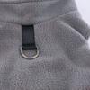 Manufacturer Direct Sale Pet Supplies Support Customization Clothes for Dog Thickened Warm Solid Color Vest Polar Fleece Jacket