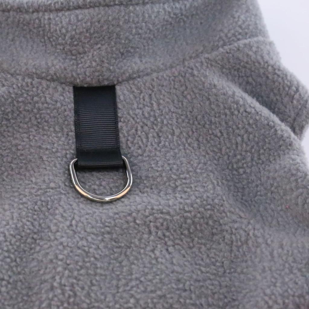 Manufacturer Direct Sale Pet Supplies Support Customization Clothes for Dog Thickened Warm Solid Color Vest Polar Fleece Jacket