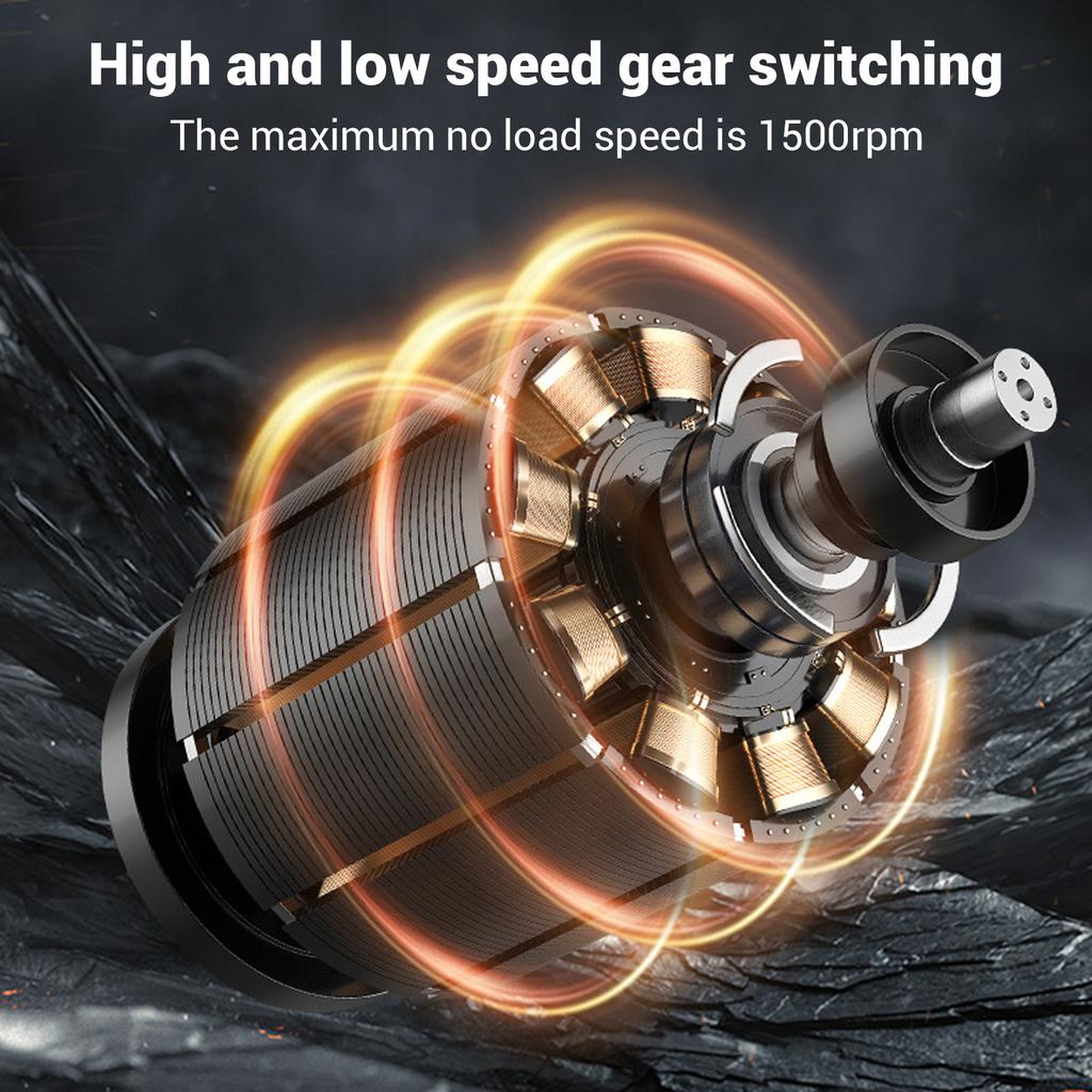 Cordless Drill Cordless Drill Set 1500RPM 25 Torsion Settings Electric Power Drill Driver with LED Light for Home Maintenance