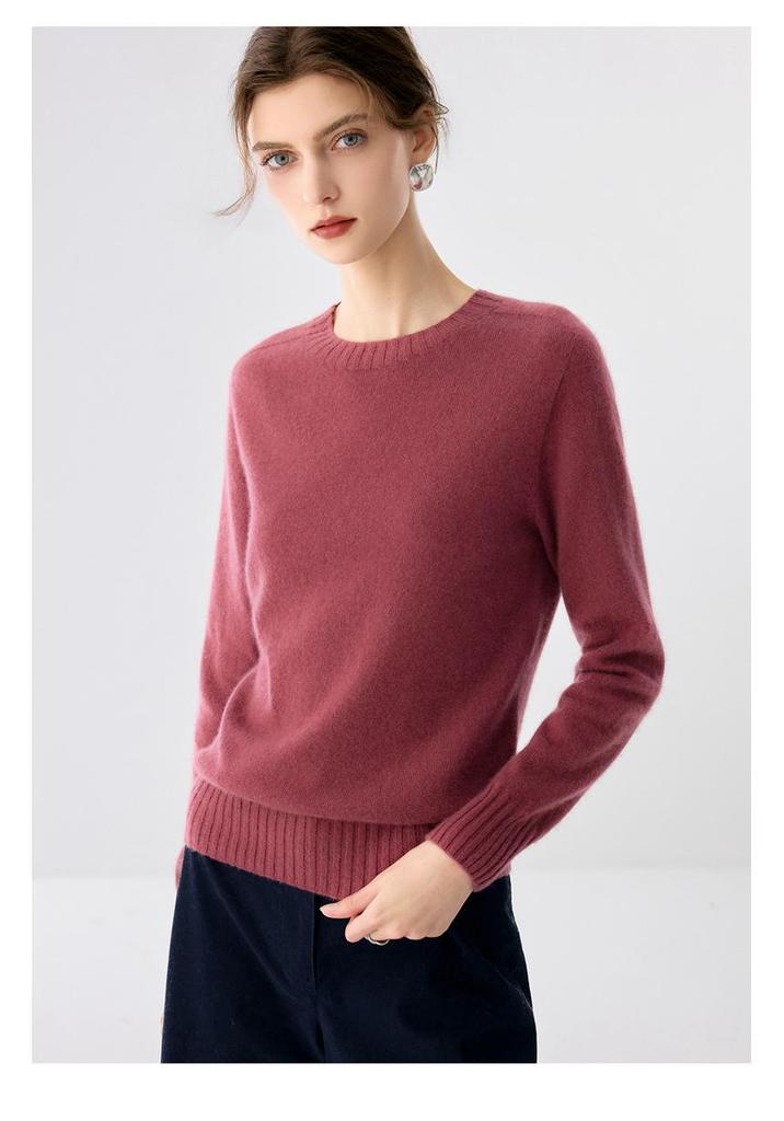 Lekasha Women's Cashmere Loose Knit Sweater