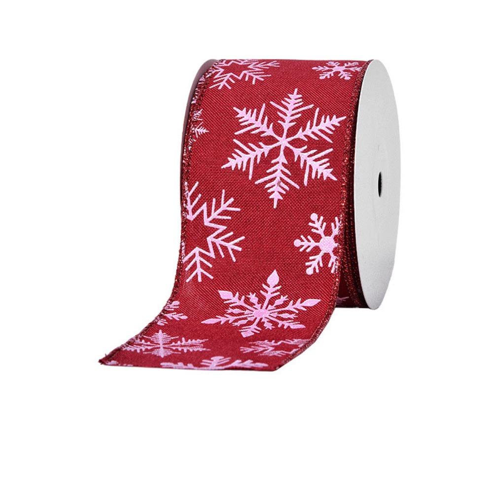 9Metres/roll Christmas Tree DIY Wreath Bows Ribbons Cartoon Gift Wrapping Ribbons  Craft Supplies