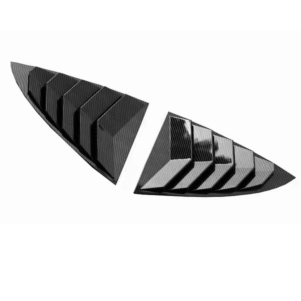 2pcs Car Rear Window Shutter Cover Trim Window Louver Side Vent Trim For Tesla Model 3 Model Y 2017-  Accessories
