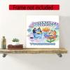 Bluey Customize Your Name Diamond Painting Round Diamond Diy Frameless Holiday Artwork Suitable For Home Office Wall Decoration