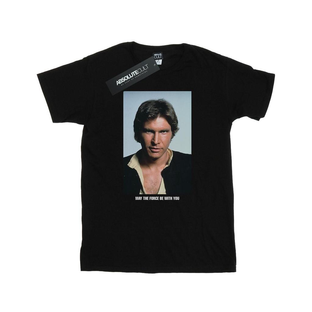 Star Wars Mens Han Solo May The Force T-Shirt