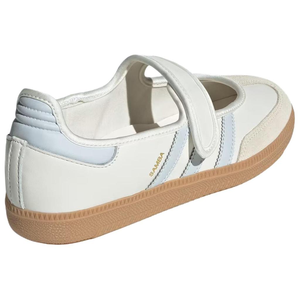 adidas Samba Jane White Halo Blue Gum Women Sneakers Cloud-White Gum-3 JR7339