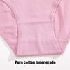 FINETOO Mid-Waist Cotton Panties for Woman Comfort Lingerie Solid Color Underpants Soft Underwear Breathable Briefs