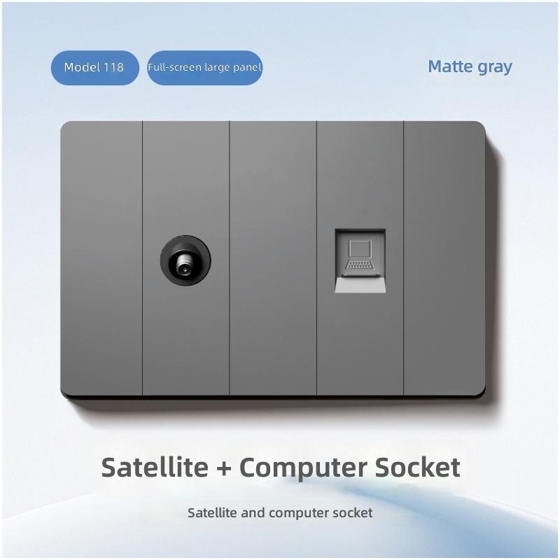 Type 118 American/Thailand Universal Standard with USB/Type-c/light Switch and Outlets Wall Switches and Sockets