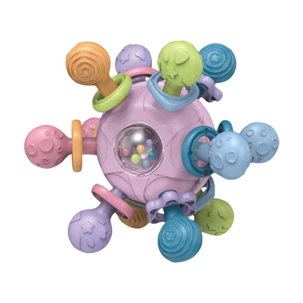 Hand Grip Ball Food Grade Silicone Teether Toys Chew Toys, Sensory Toys, Gifts For Learning Development