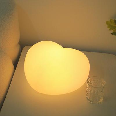 LED Decorative Bedside Lamp with Wireless Charging and Remote Control