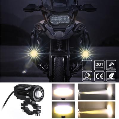 1/2pcs IP65 Waterproof LED Spotlight Aluminum Alloy LED Fog Lights Motorcycle Fog Lamp  ATV Lighting